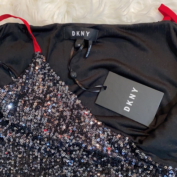 DKNY stretchy sequin slip dress - Picture 8 of 8